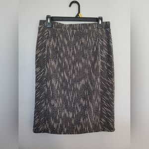 Banana Republic Black and White Pencil Skirt Size 6